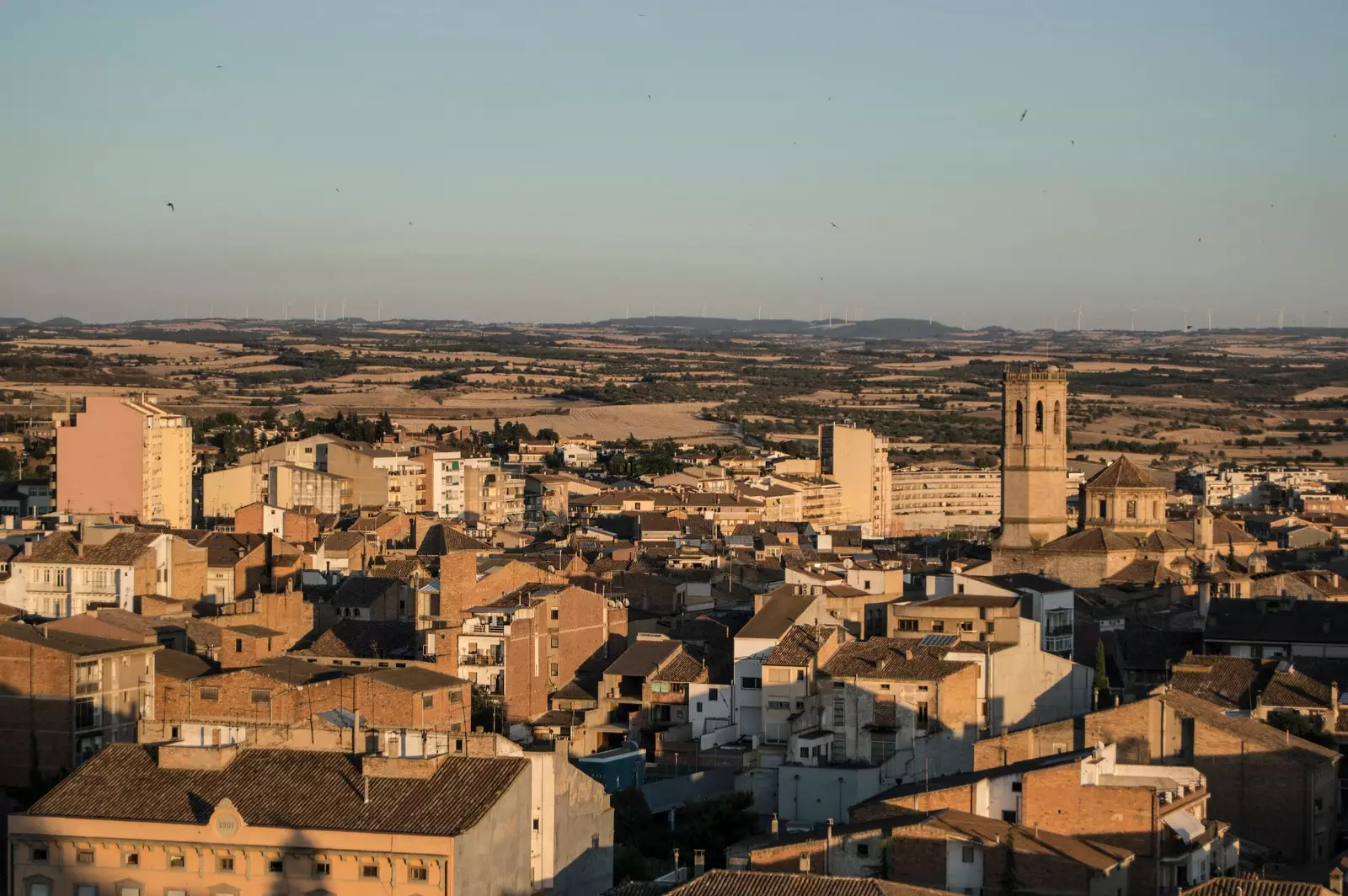 Kilátás a katalán városra, Tàrrega