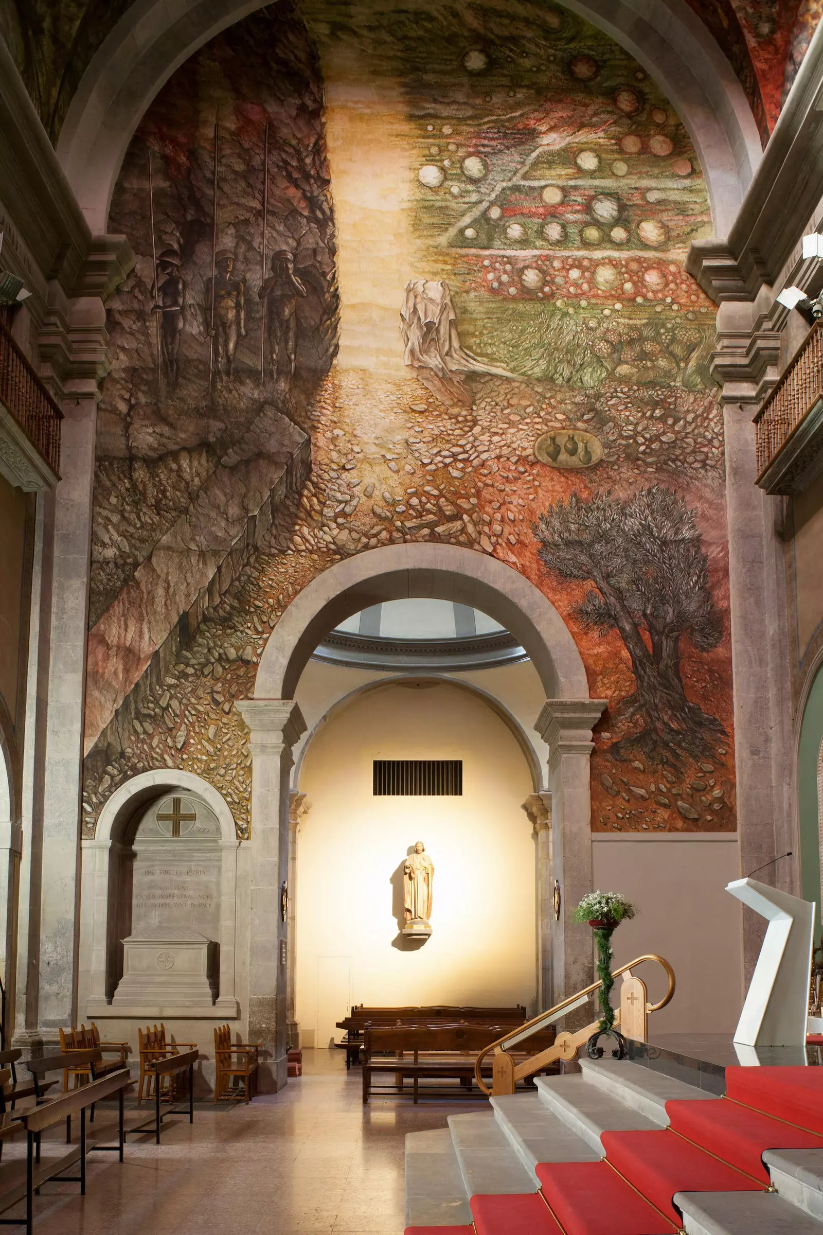 Peinture murale dans l'église de Tàrrega