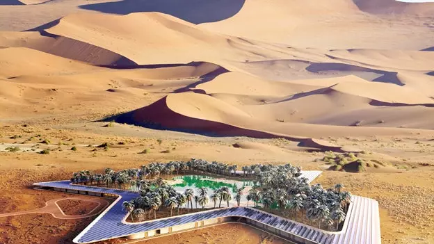 Costruiscono un lussuoso hotel ecologico nel mezzo del deserto