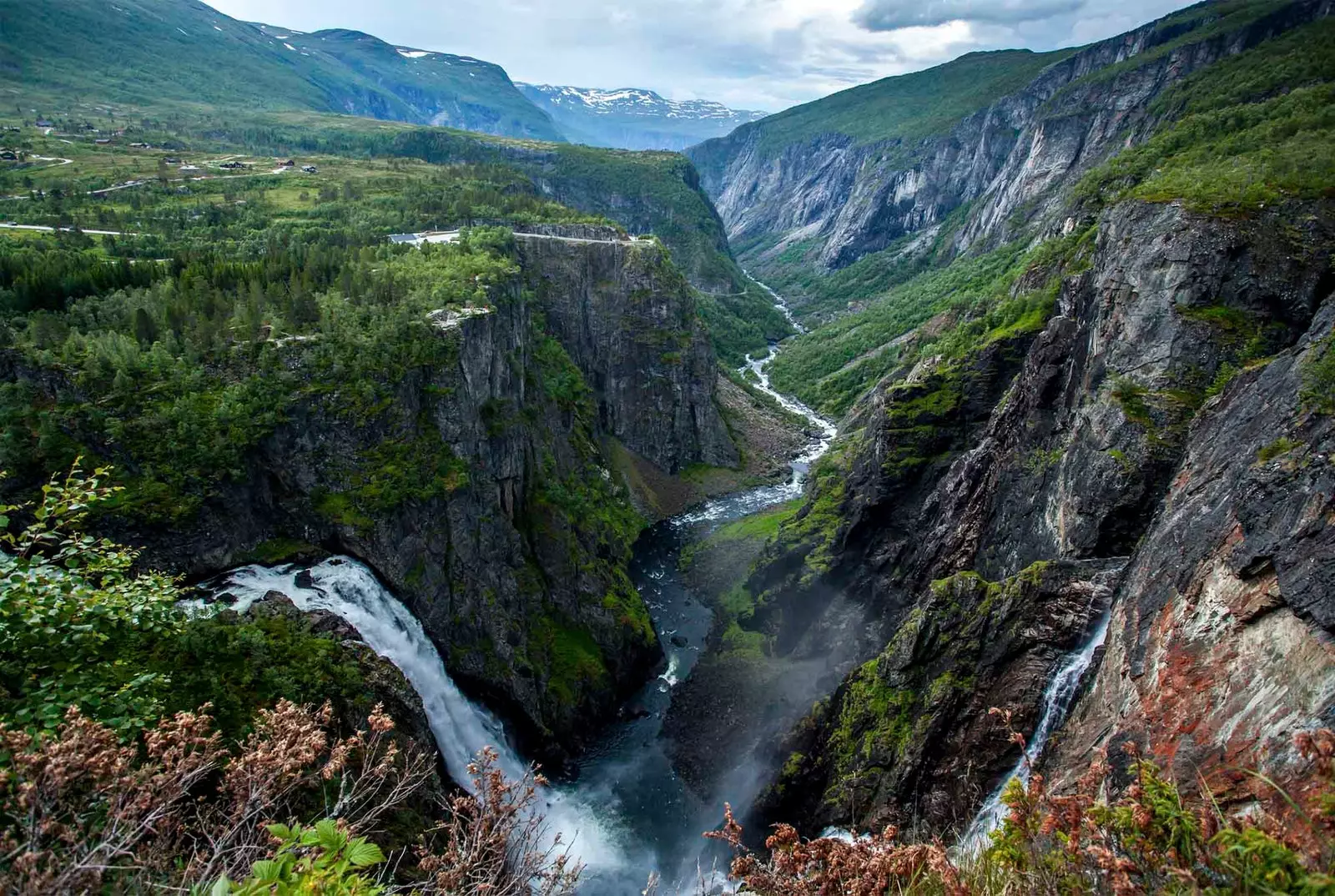 Voringfossen Waasserfall