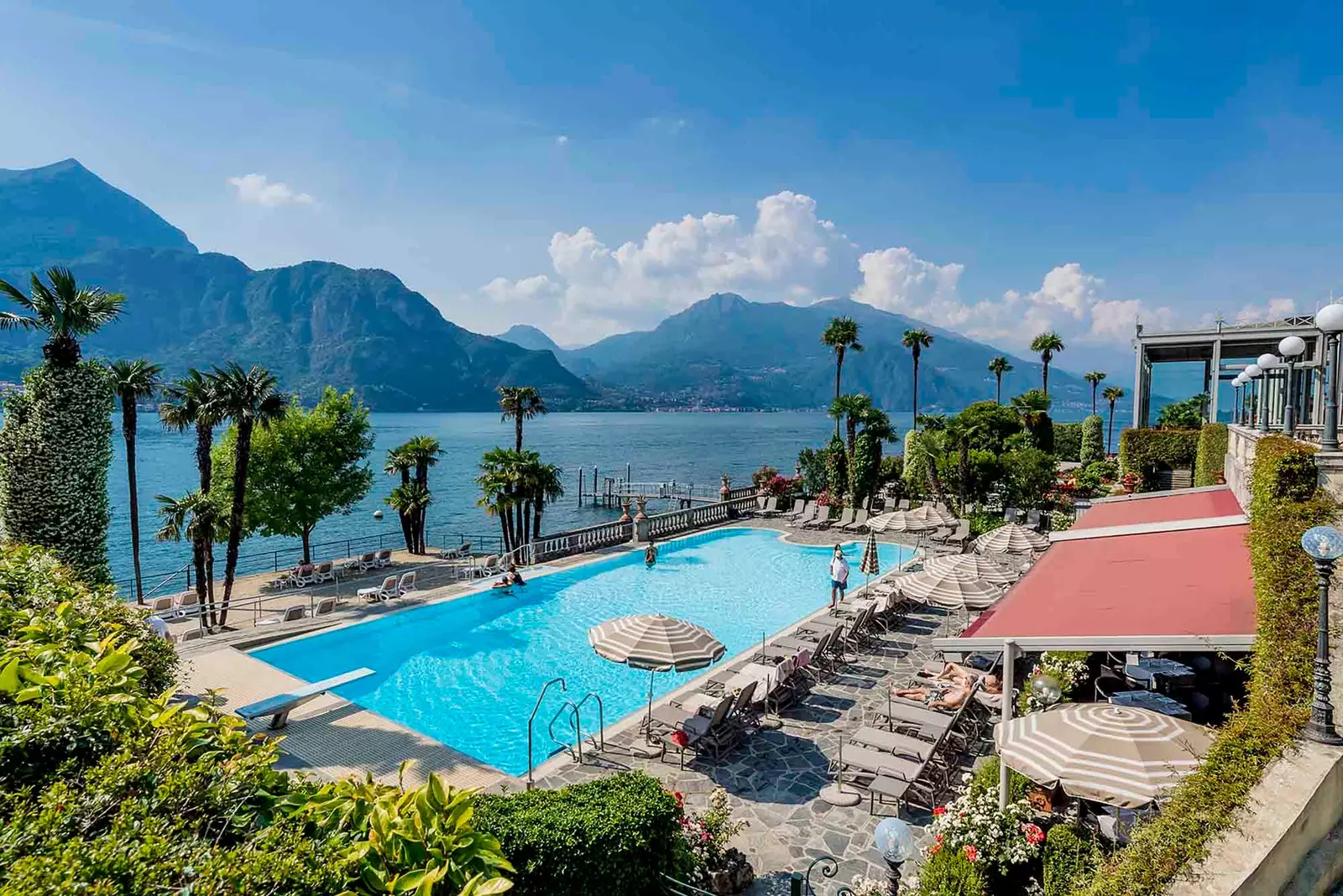 Grand Hotel Villa Serbelloni-nin açıq hovuzu