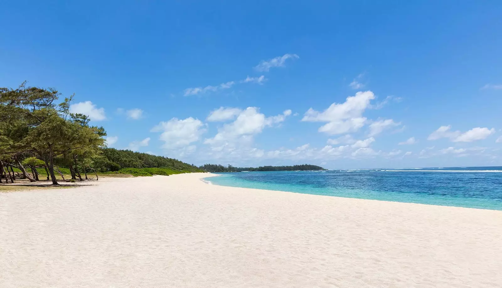 The beach at the Anantara Mauritius Resort