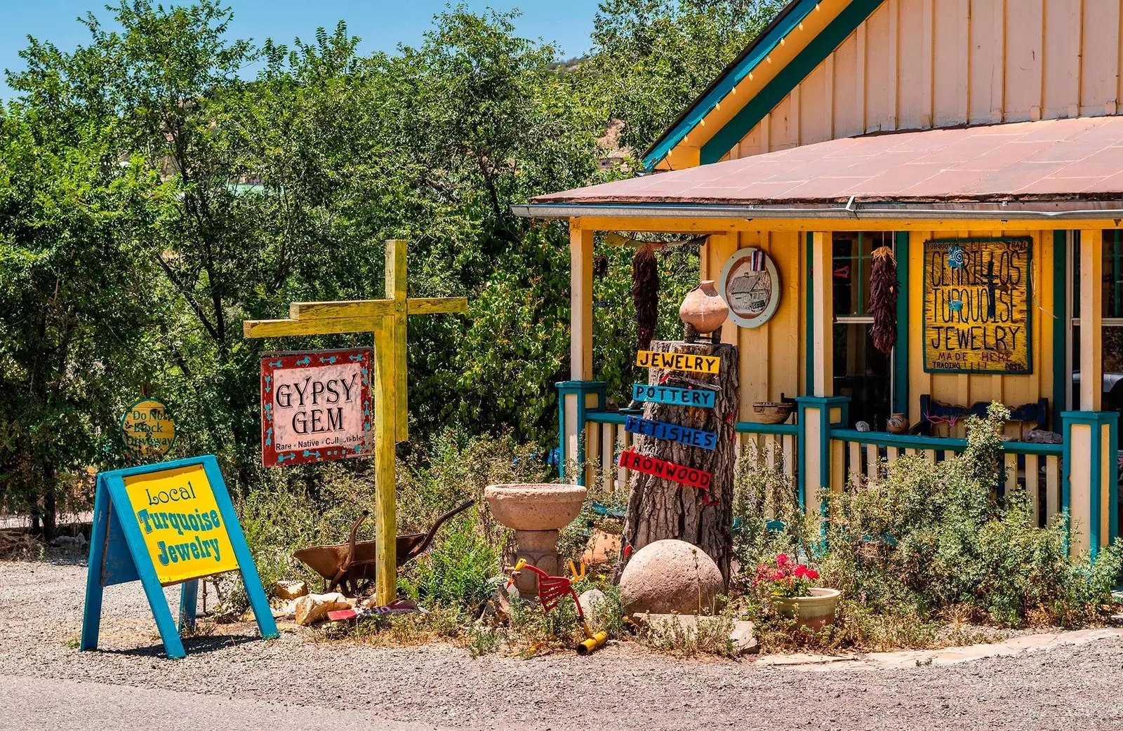 Rumah hippy di Madrid New Mexico