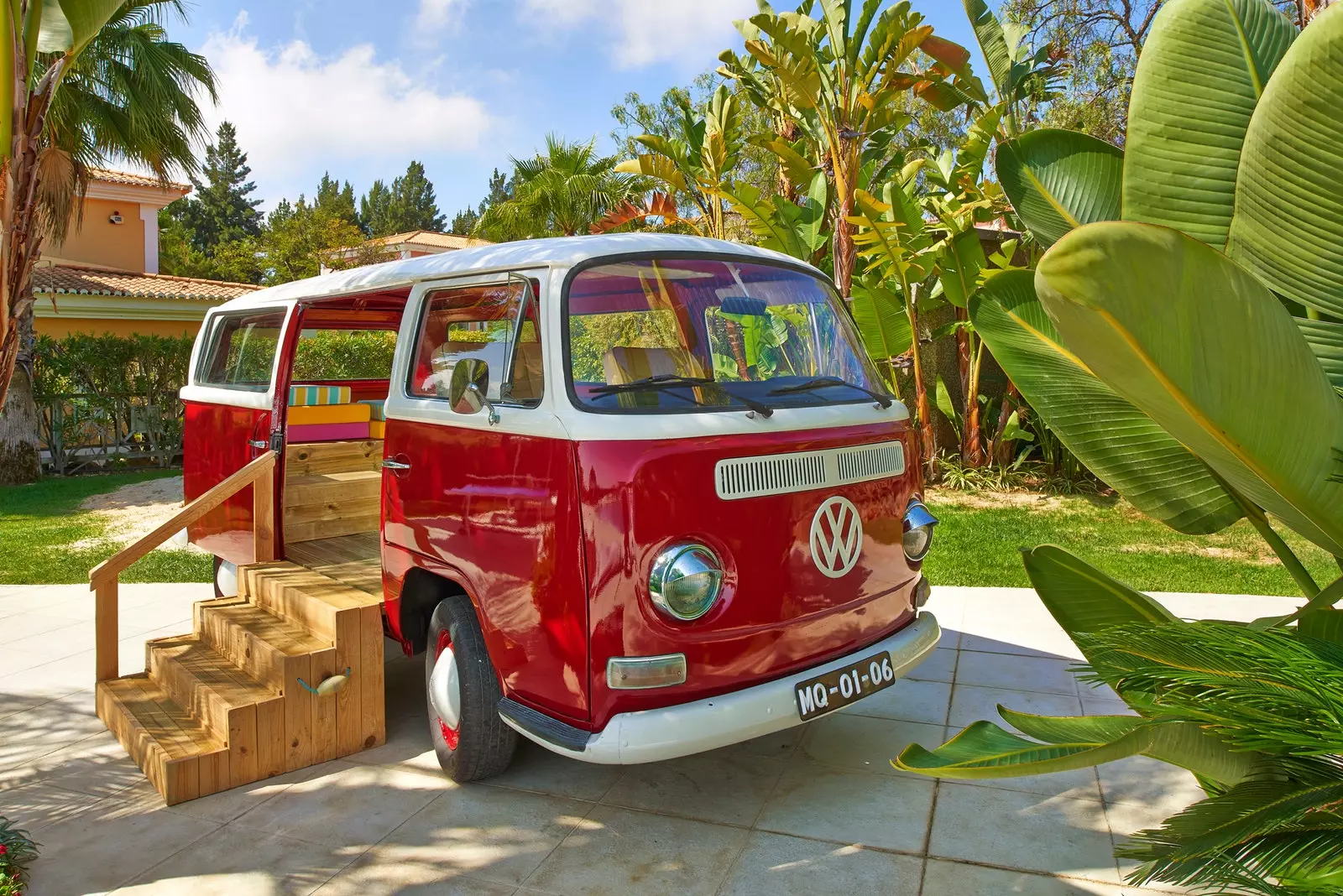 Wohnmobilbereich von Martinhal Quinta do Lago an der Algarve.