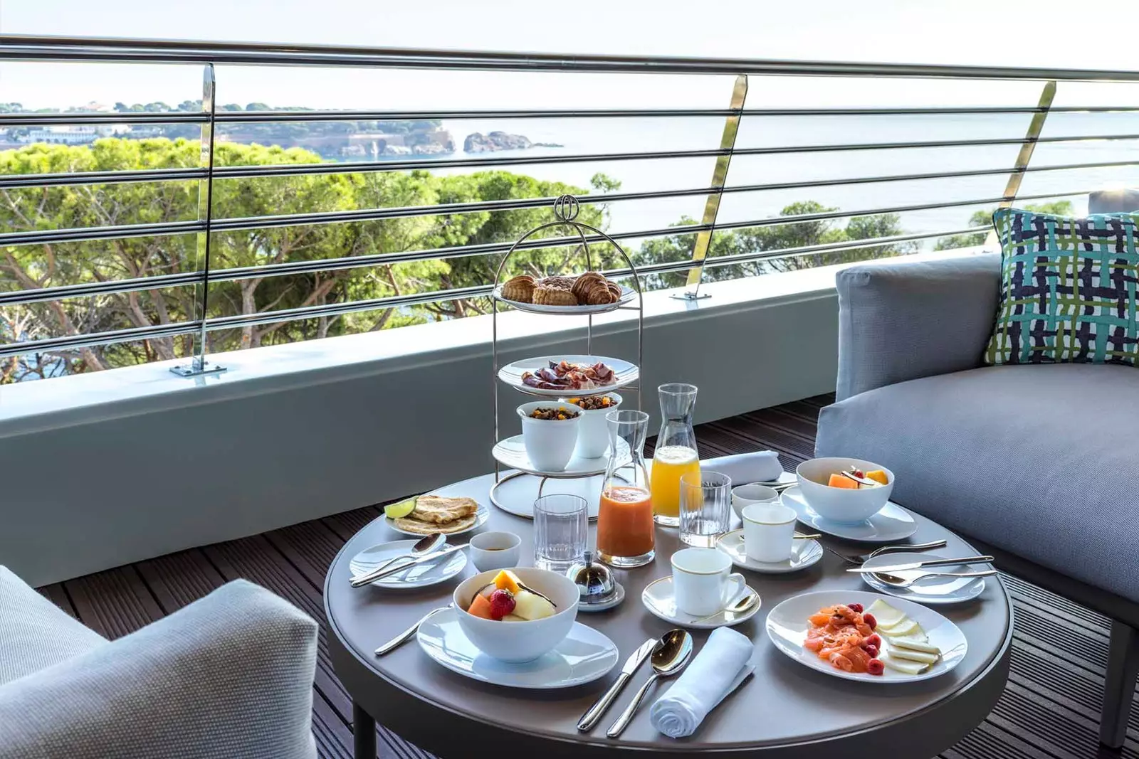 breakfast luxury five star hotel alabriga costa brava catalonia