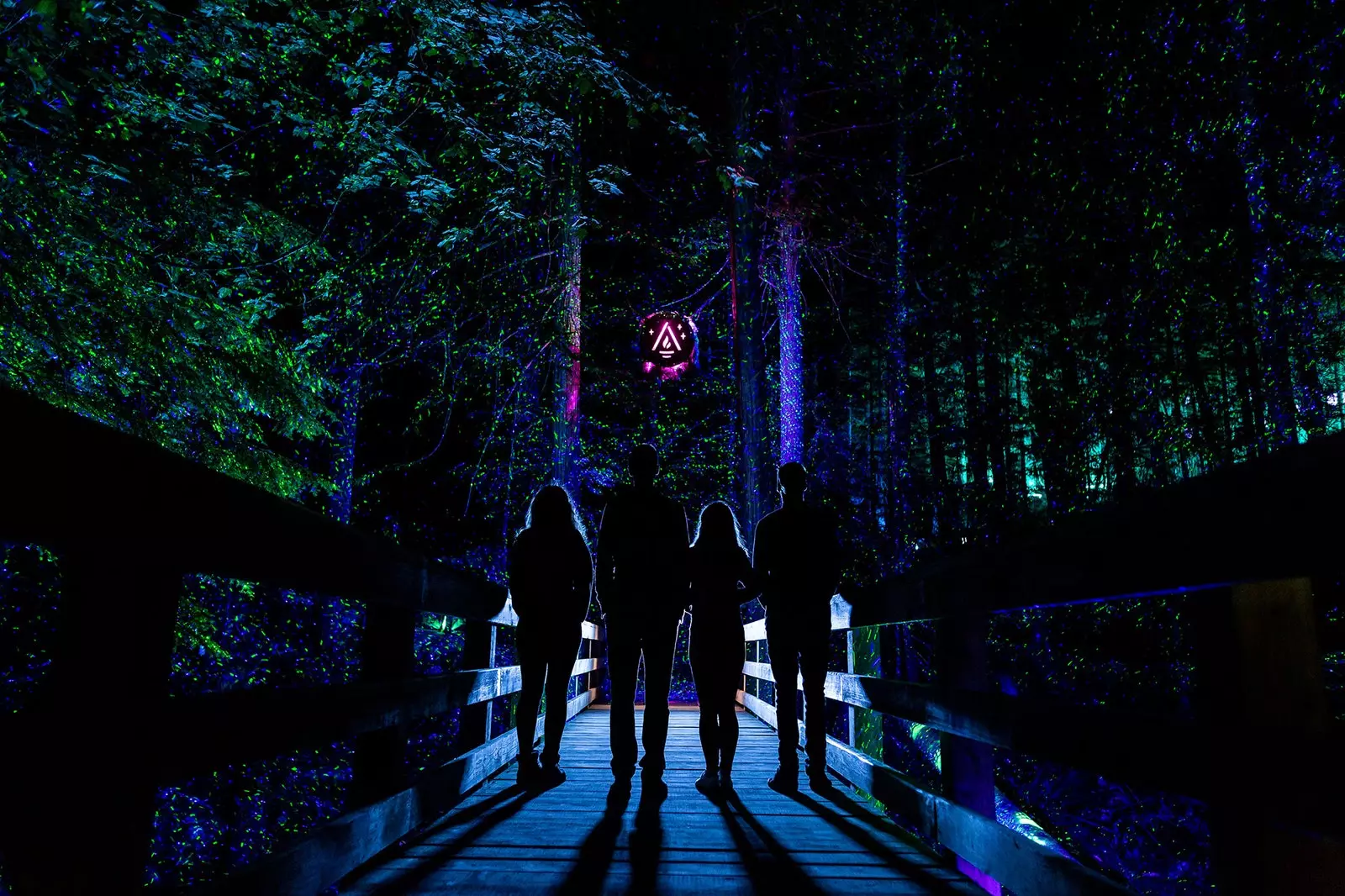 Vallea Lumina ou como encher uma floresta canadense com luzes e música