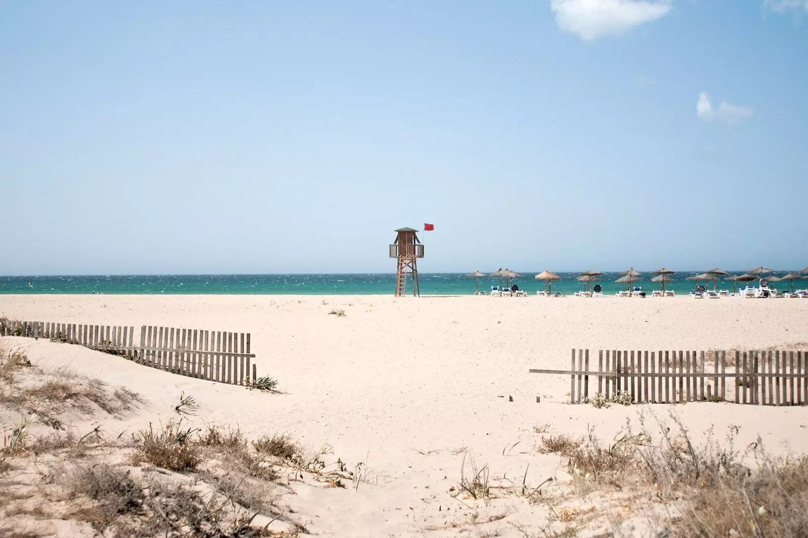 Zahara de los tonijn strand