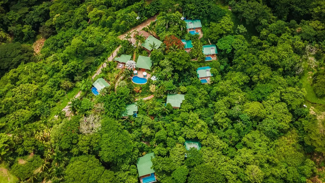 Ville private con piscina a sfioro nella natura del Costa Rica