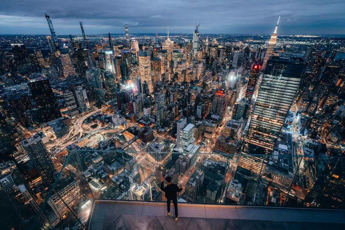 Bakış Açısı Kenarı Hudson Yards New York.