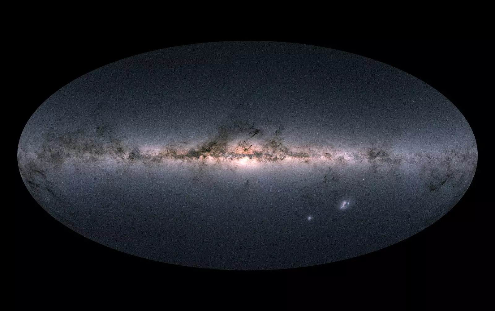 The European Space Agency creates the map of the 1,700 million stars