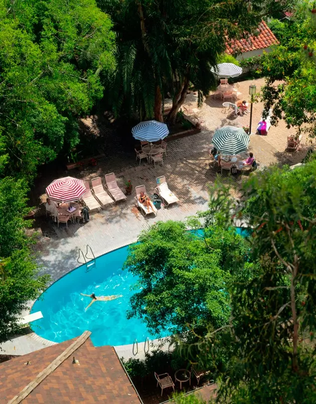 La piscine du Château Marmont