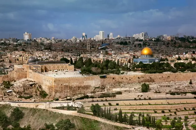 Jerusalem från ett fågelperspektiv