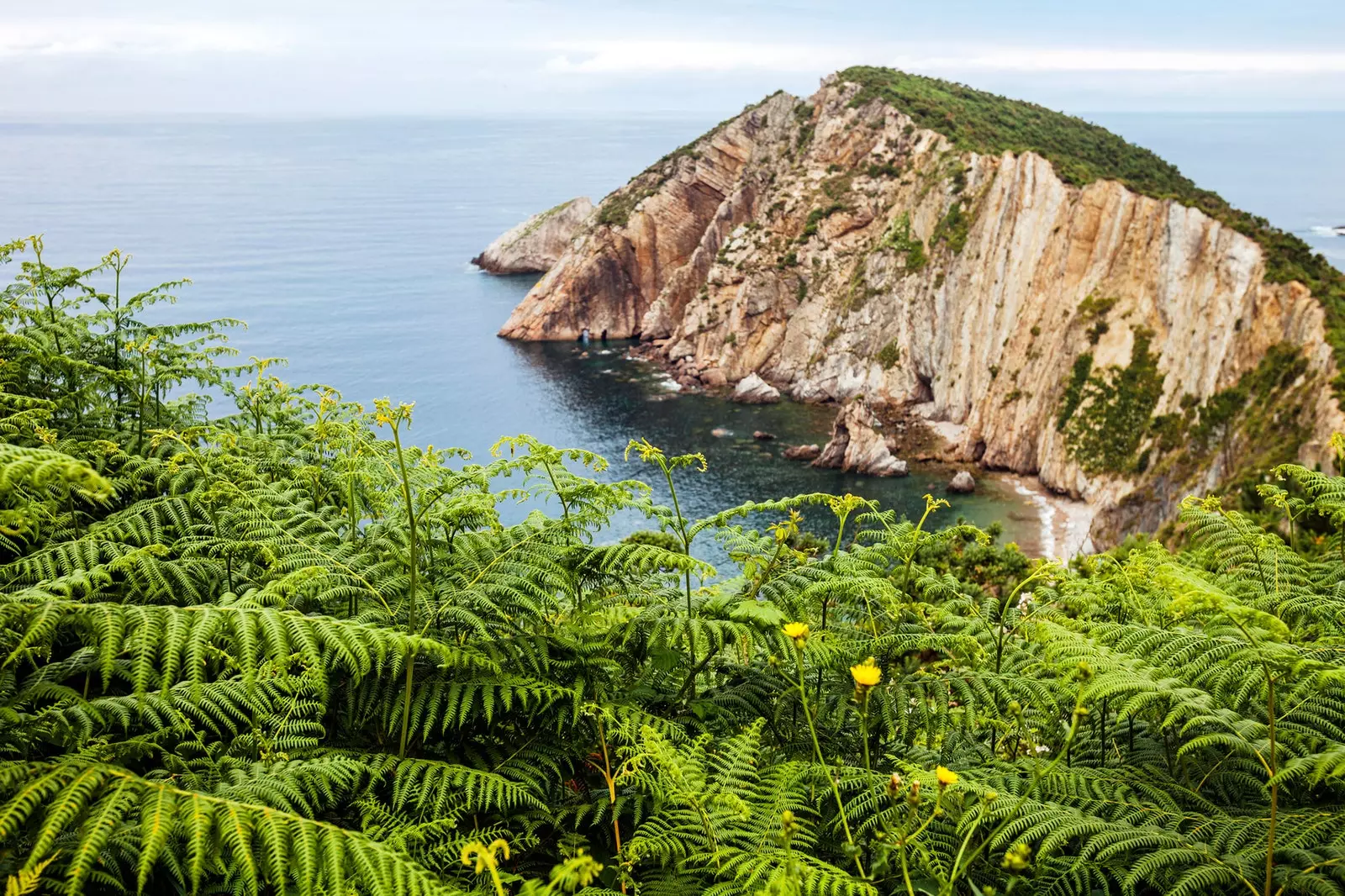 Viste della spiaggia del Silenzio