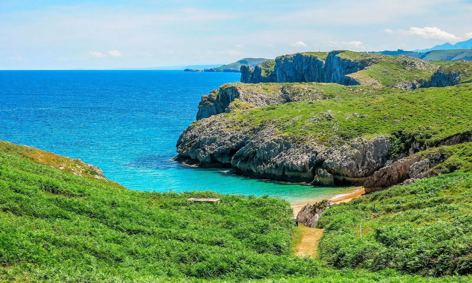 Plaža San Antonio del Mar Llanes Asturias