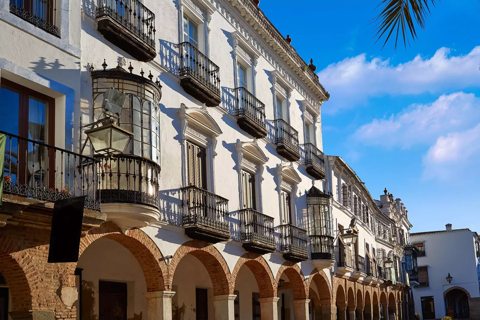 Zafra, hech qachon Plaza Mayor bo'lmagan Ekstremadura shahri