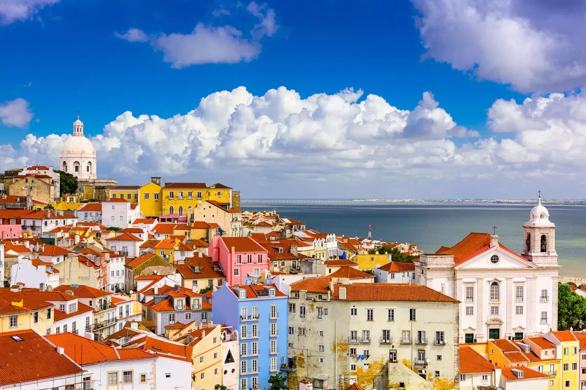 Alfama Quartier zu Lissabon