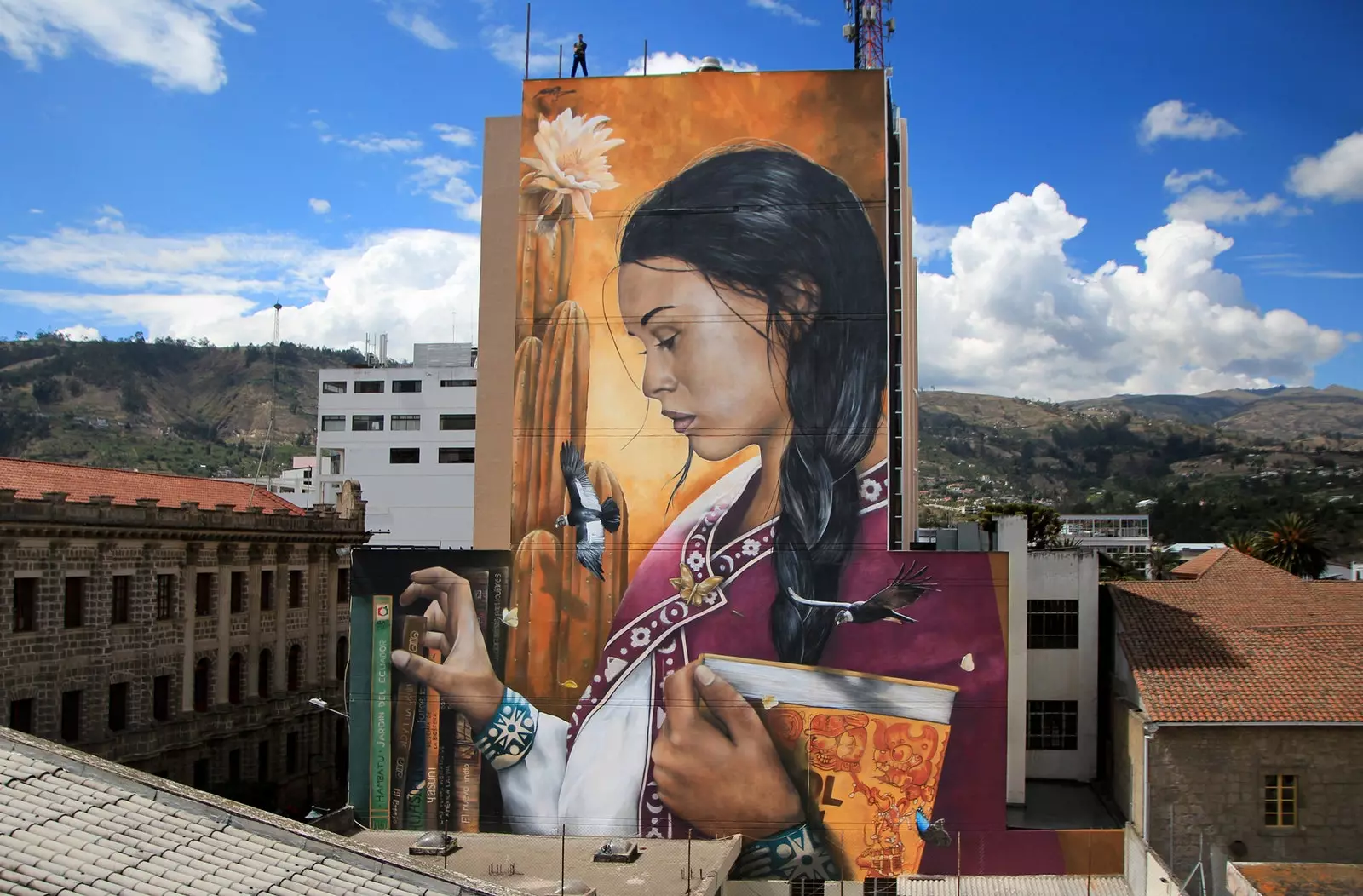 'La formule secrète' és un mural situat a Ambato Equador