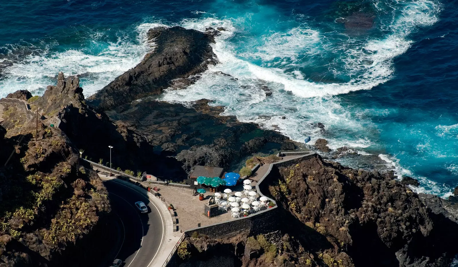 Veduta aerea del Mirador del Emigrante