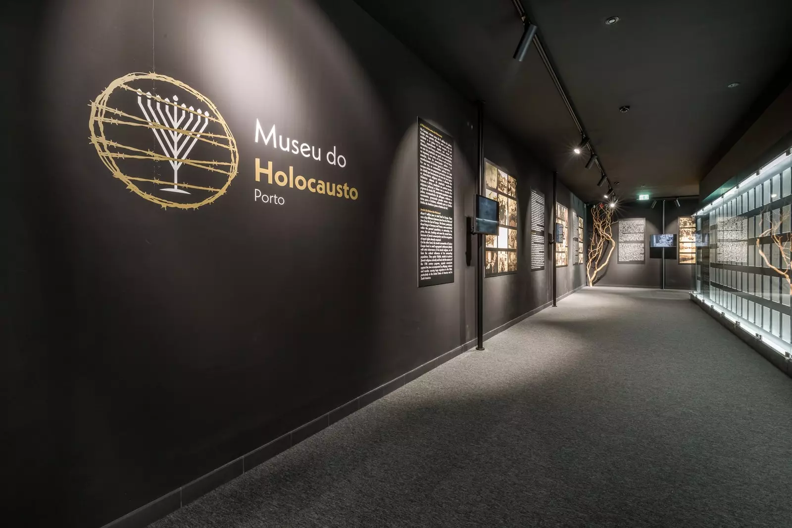 Indgangen til det fremtidige Porto Holocaust Museum