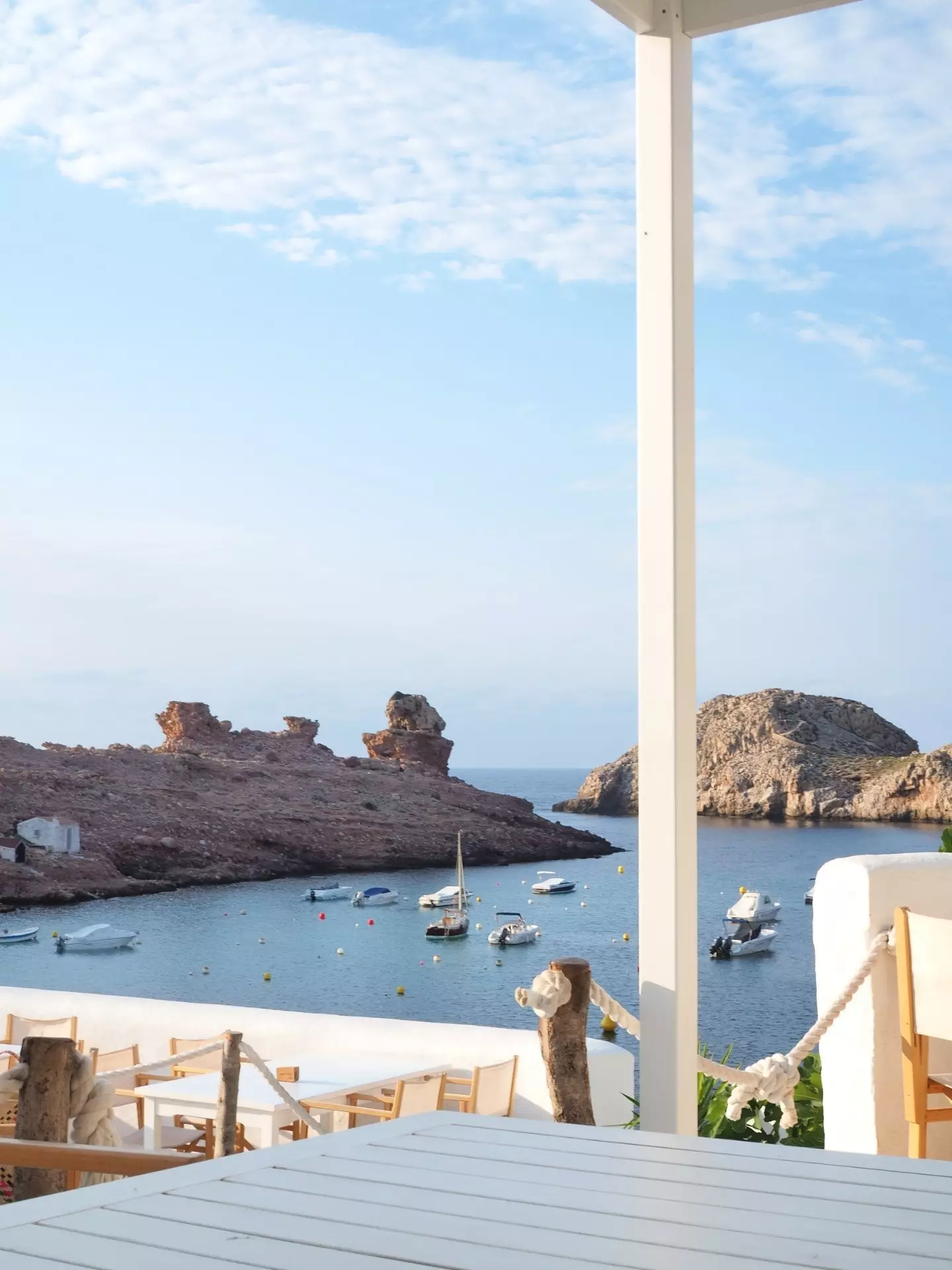 Cala Morell des d'Ivette Beach Club.