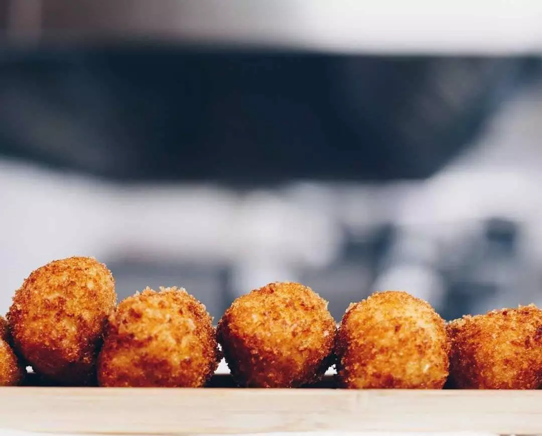 Déi bescht croquettes zu Bodega del Riojano.