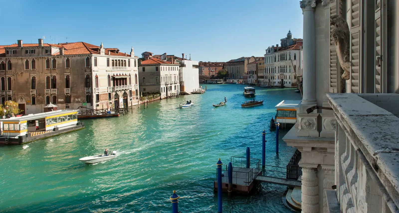 Terrazza segreta a Venezia.