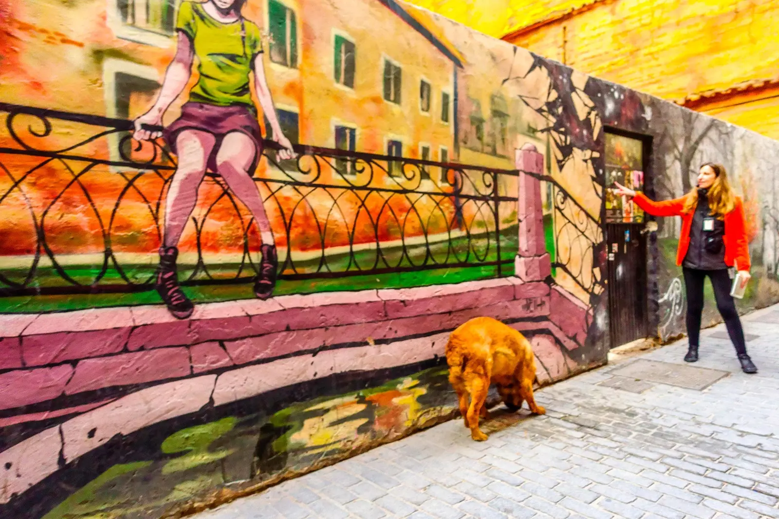 Bridge in Venice of Deih street Moret Valencia