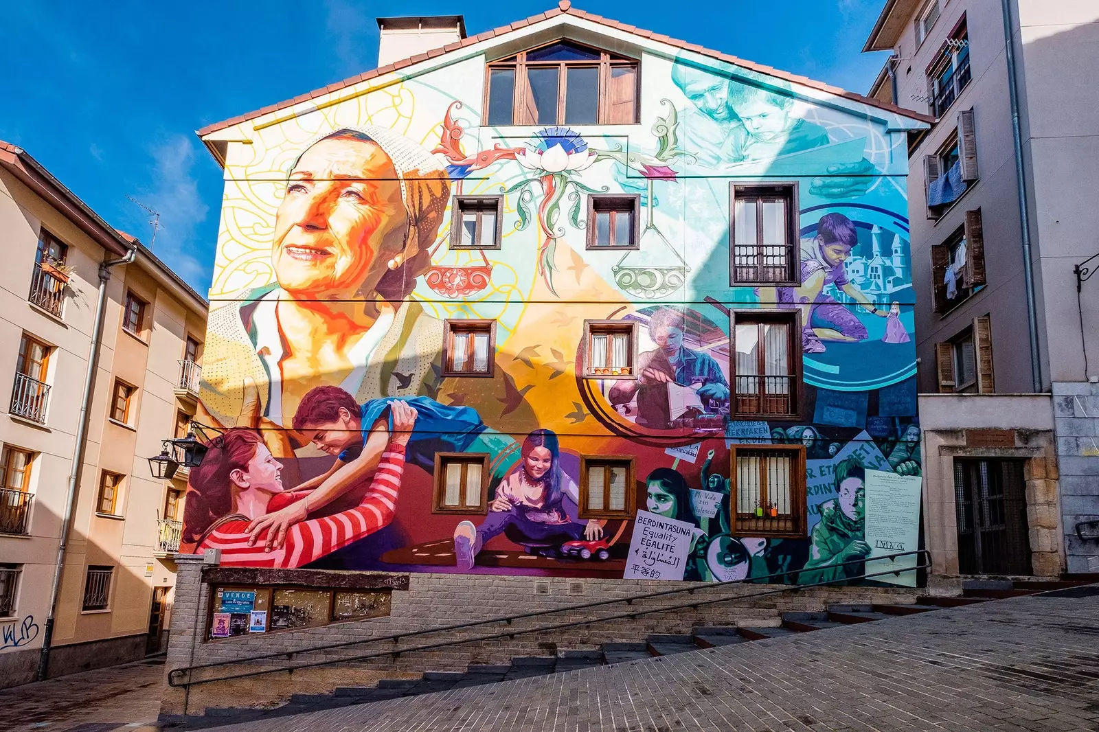 Peinture murale à Vitoria