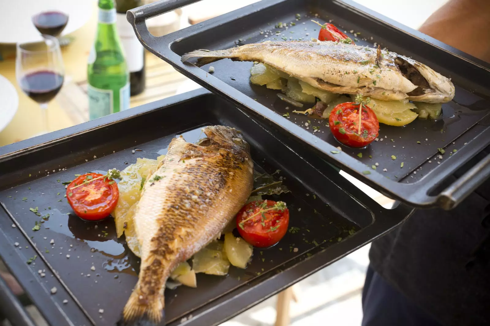 Poisson sauvage cuit à Tragamar.