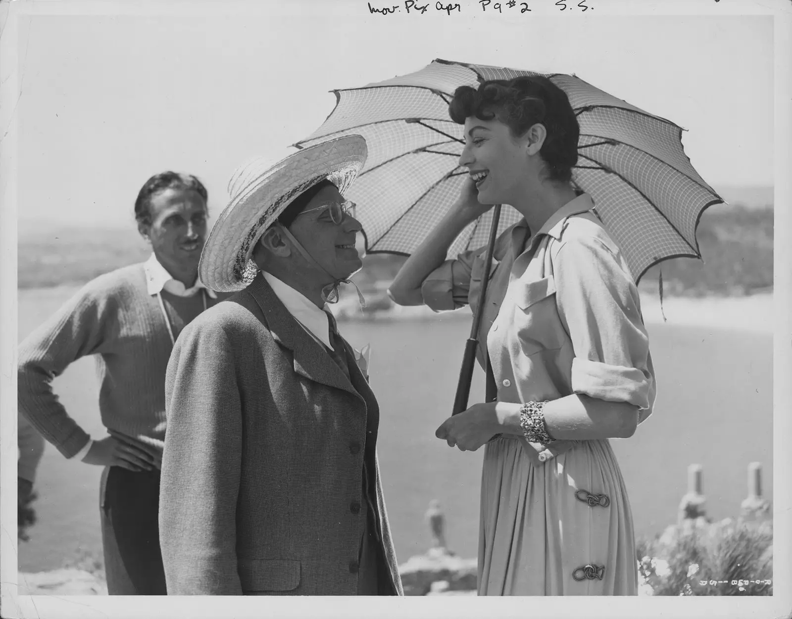 Albert Lewin and Ava Gardner