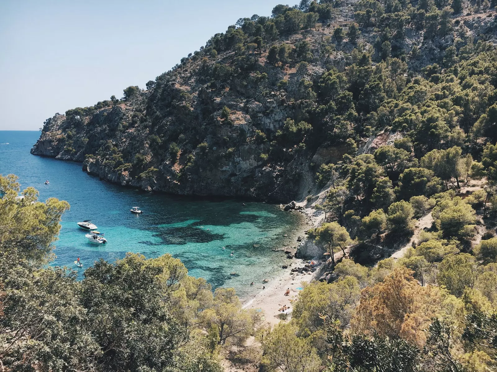 Camí Cala Blanca Andratx Majorque