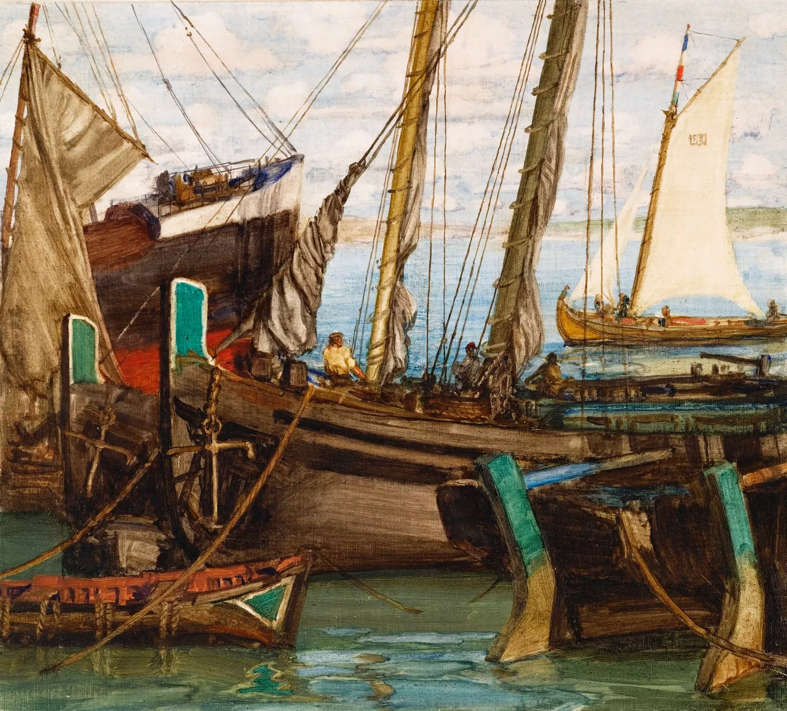 Cargo Sailing Boats av Orville Houghton Peets The Hispanic Society