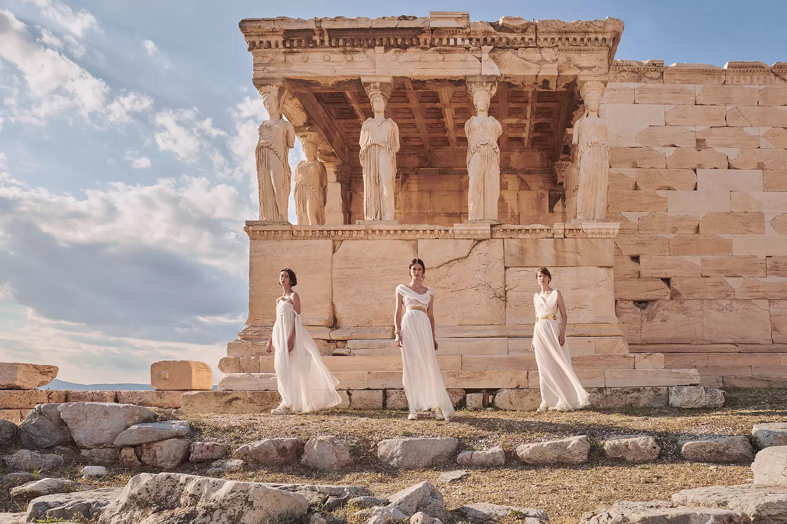 Dior Cruise 2022 Collection på Akropolis i Aten