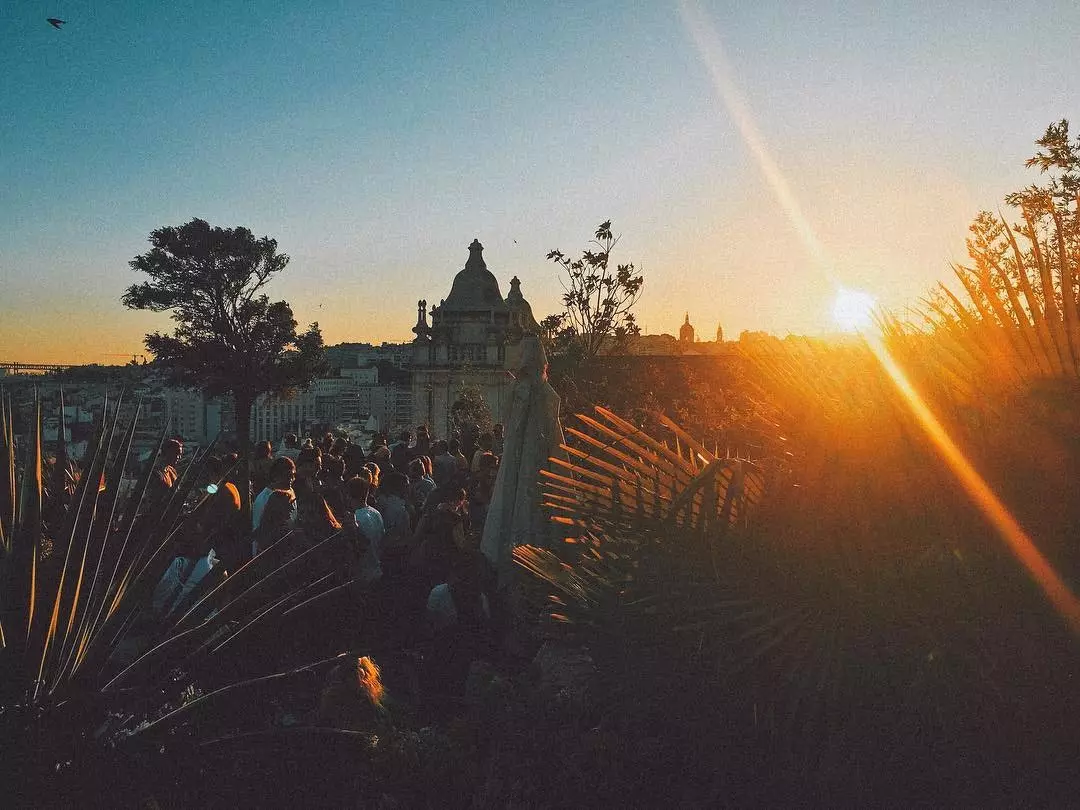 The sunsets from Bar Park in Lisbon