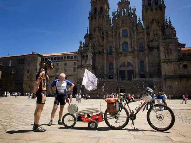 Souvenirmaskin i Santiago de Compostela