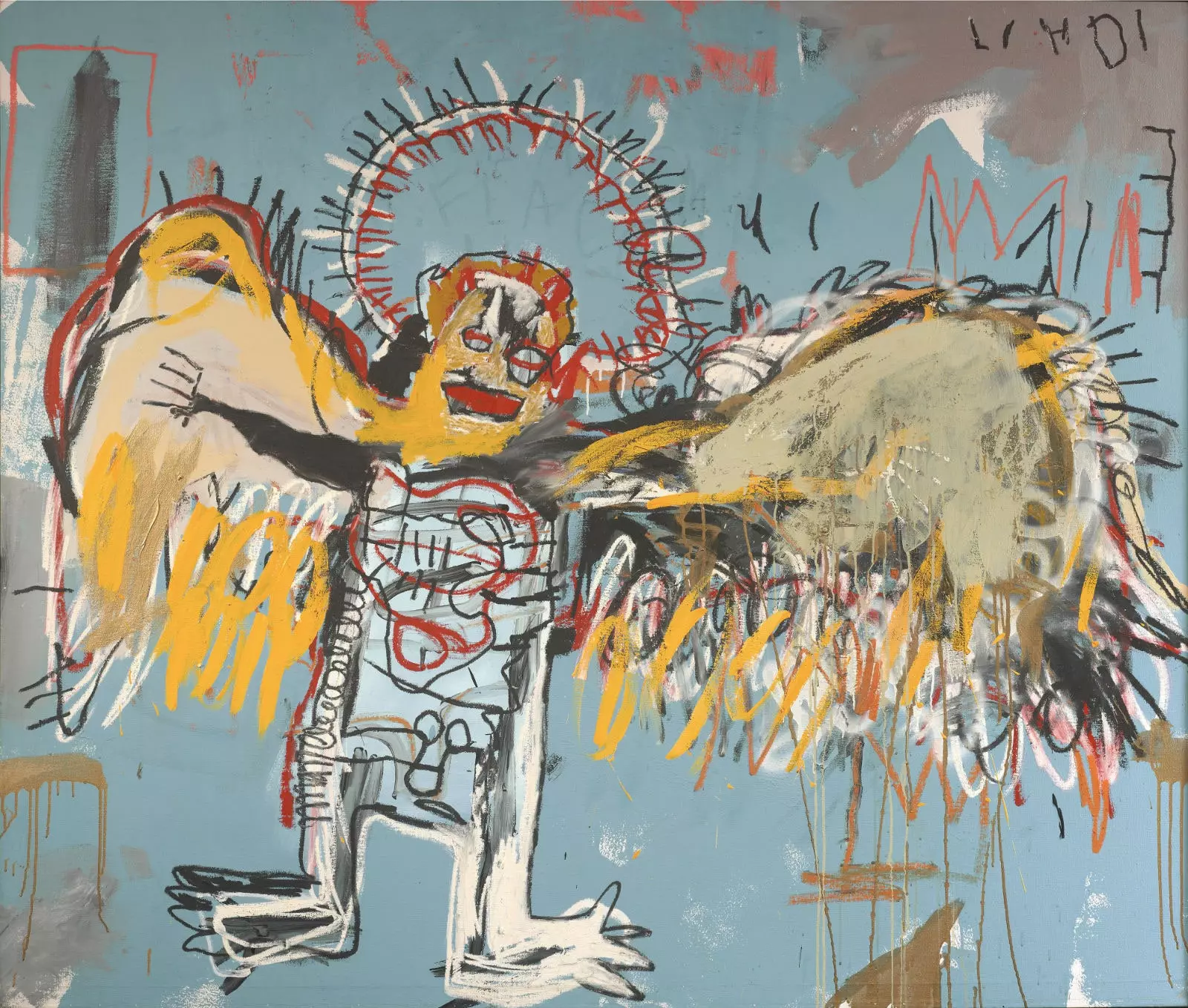 L'angelo caduto di Basquiat.