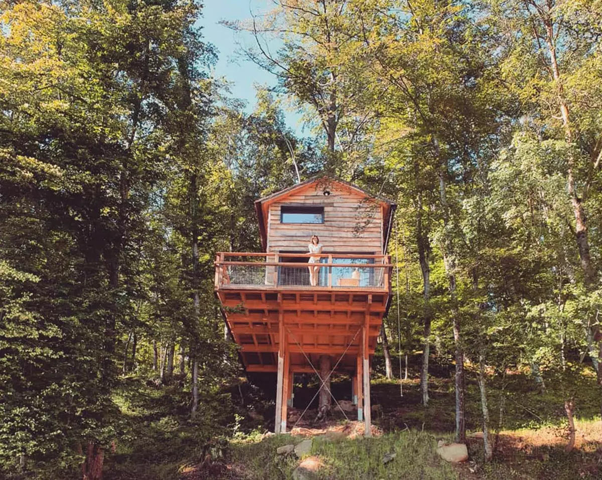 Girona heeft de mooiste hutten in de bomen om onder de sterren te slapen