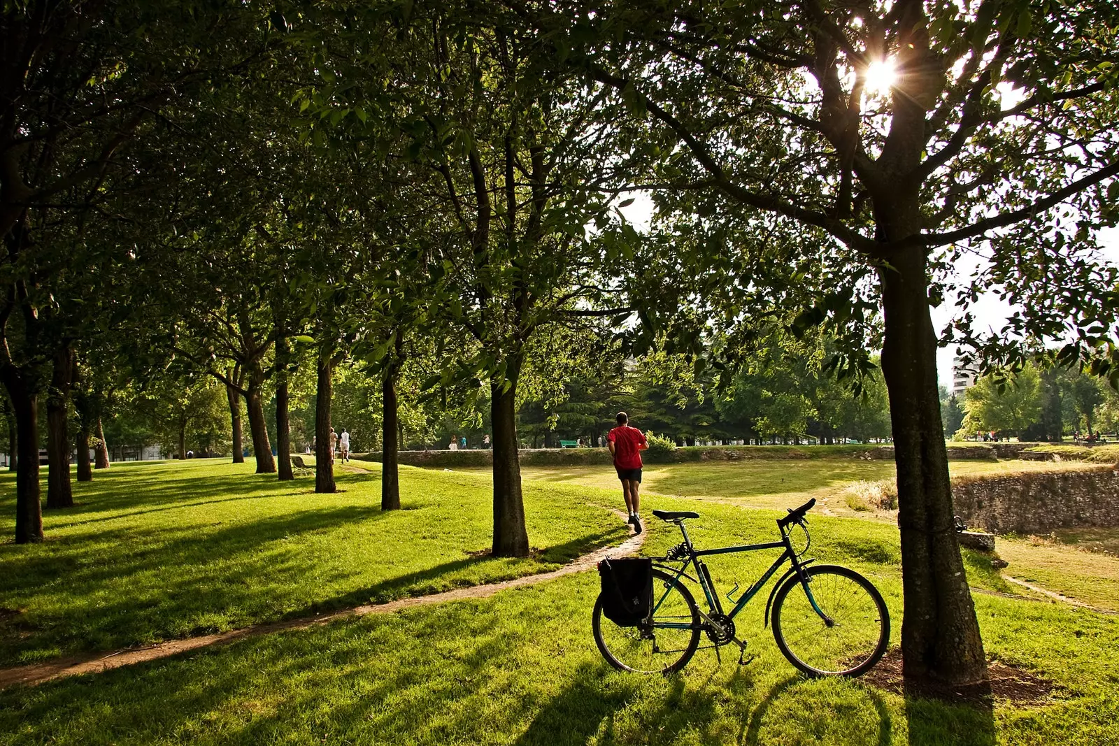 Park Vuelta del Castillo v Pamploně.