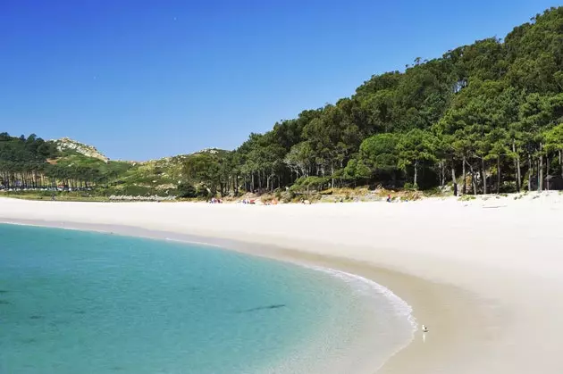 Isole Cies della spiaggia di Rodi