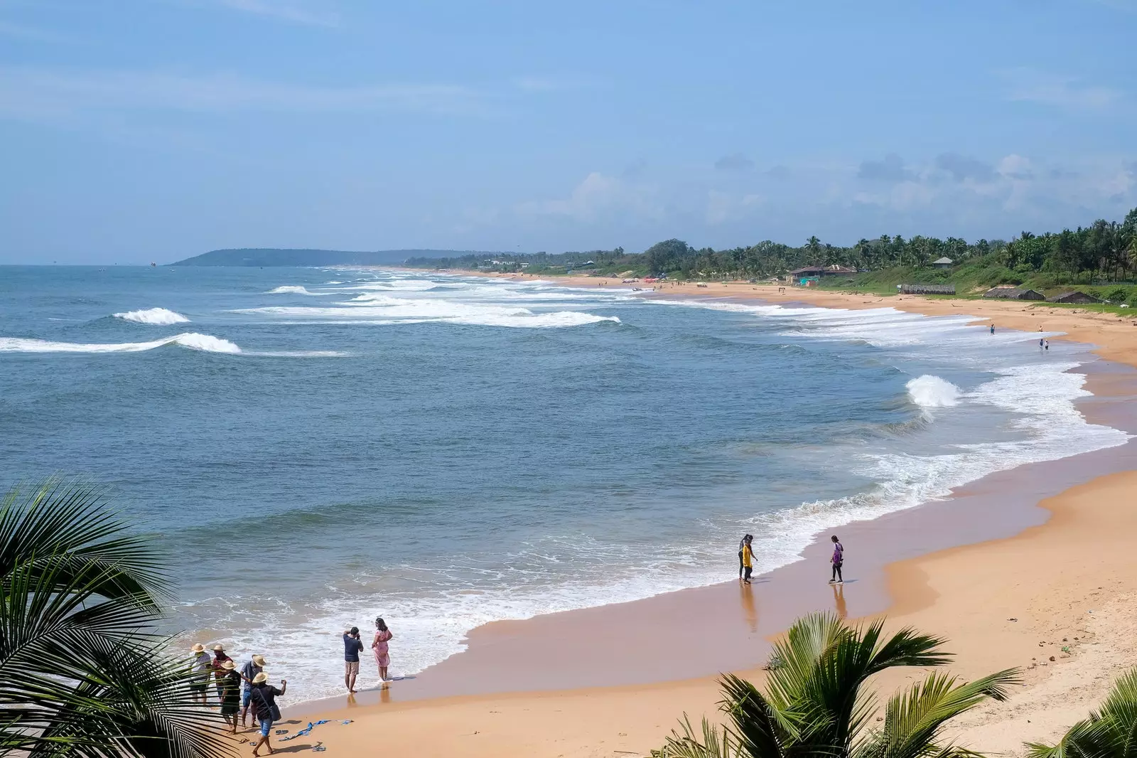 Pantai yang luar biasa di Goa.