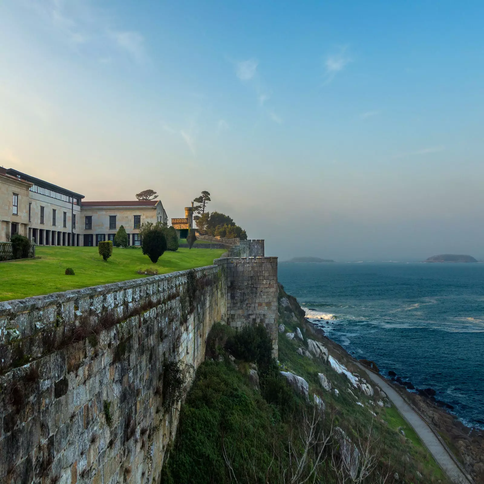 Baiona a l'un des plus beaux couchers de soleil d'Espagne