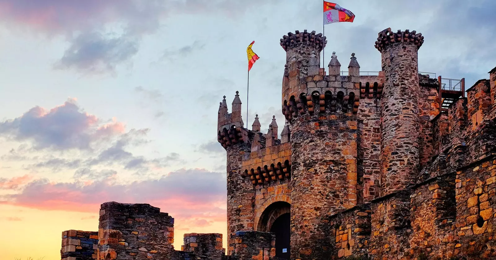 The castle of the Templars in Ponferrada