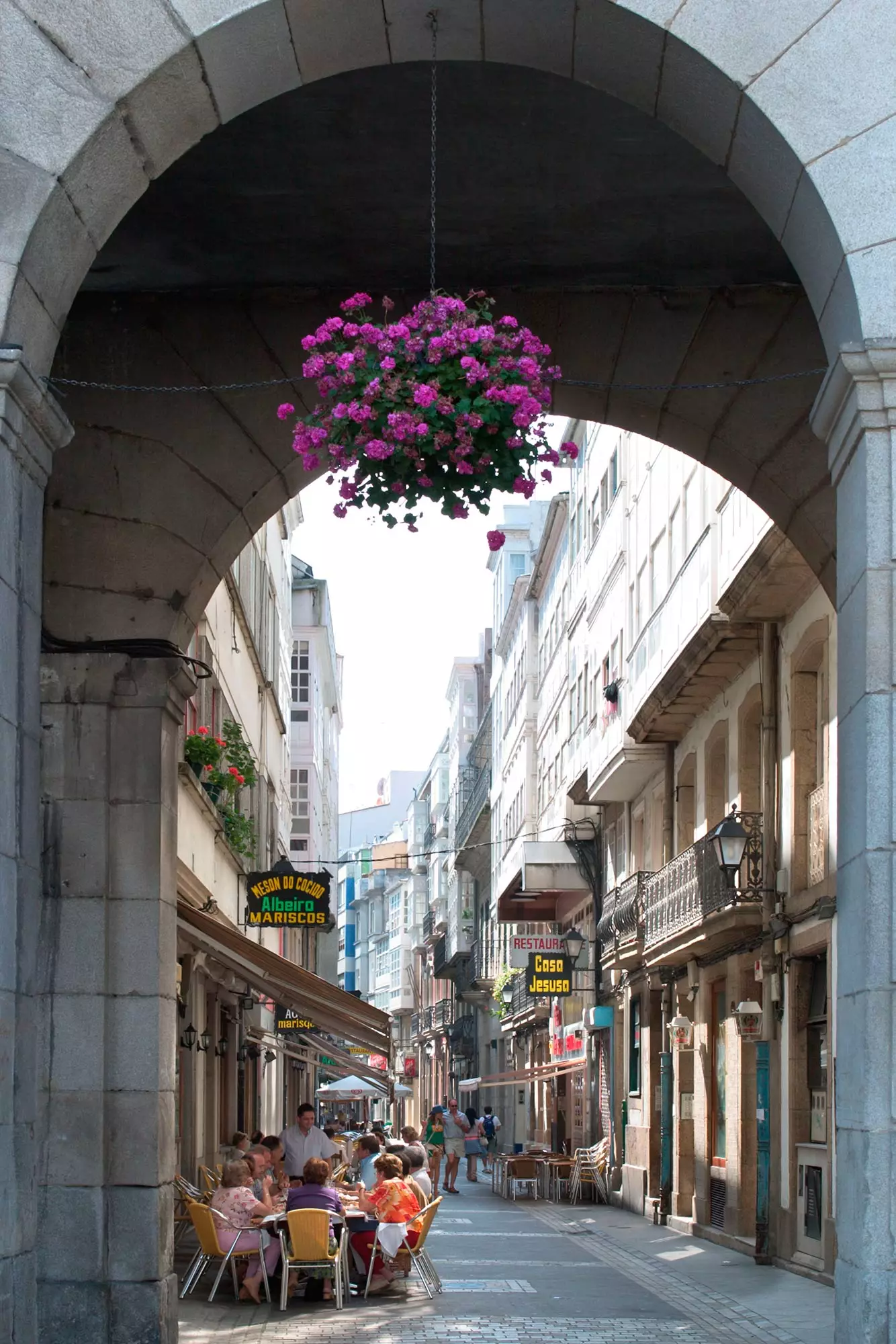 A Coruña'daki Rua Franca