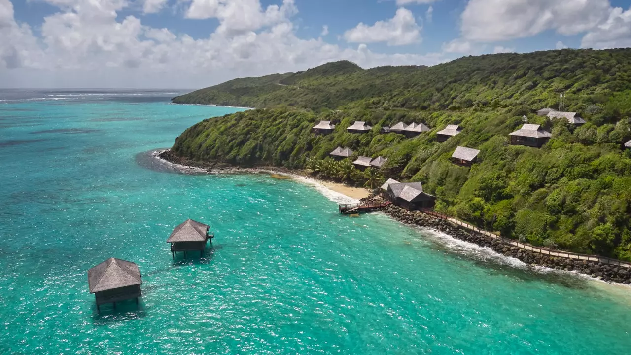 Tidak hanya di Bora Bora: Sebuah bungalow di Laut Karibia untuk memutuskan sambungan dari dunia