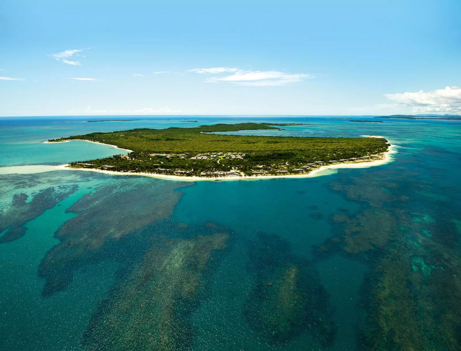 Uitzicht op het eiland Nosy Ankao