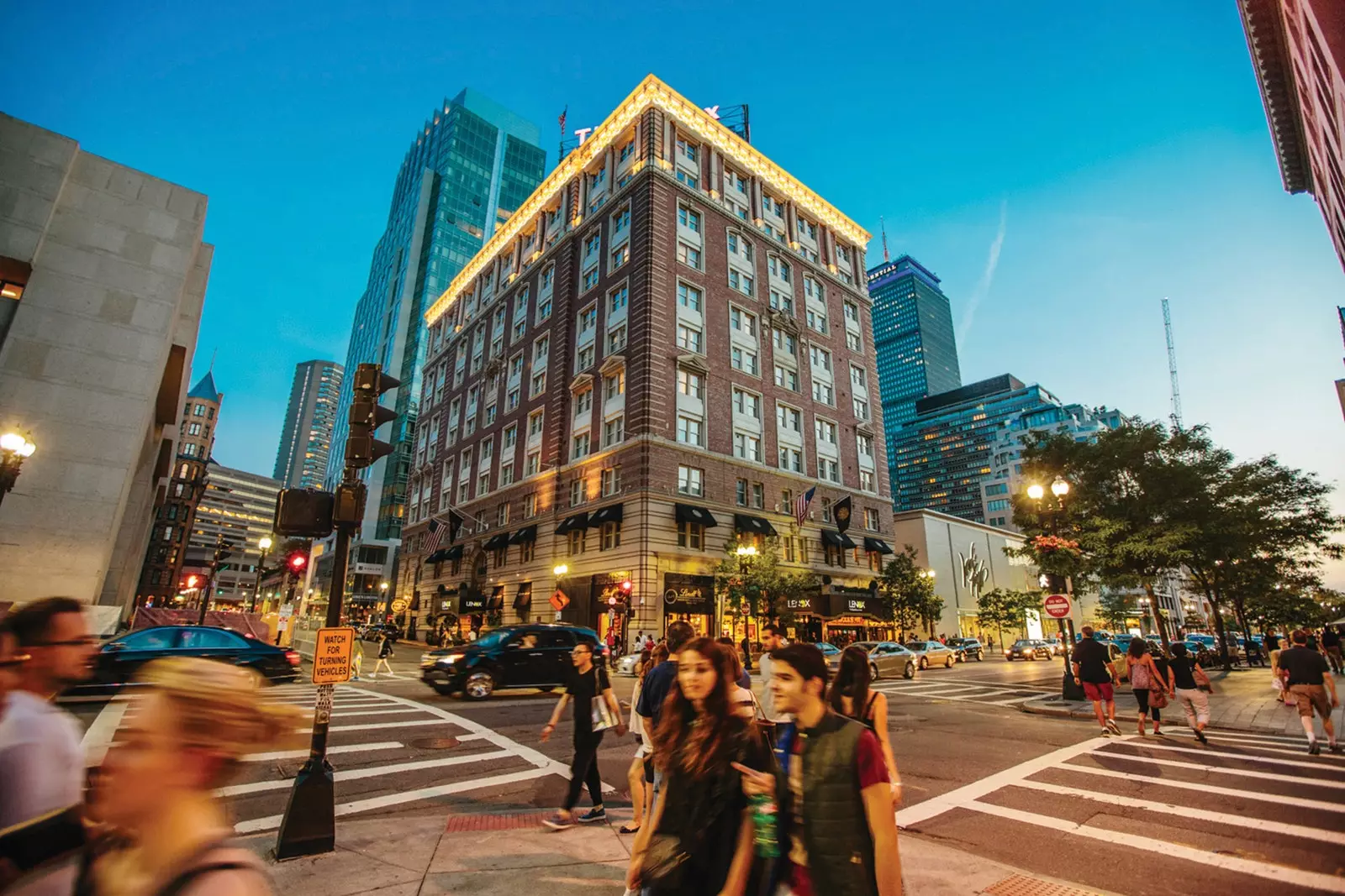 Exterior of The Lenox Hotel