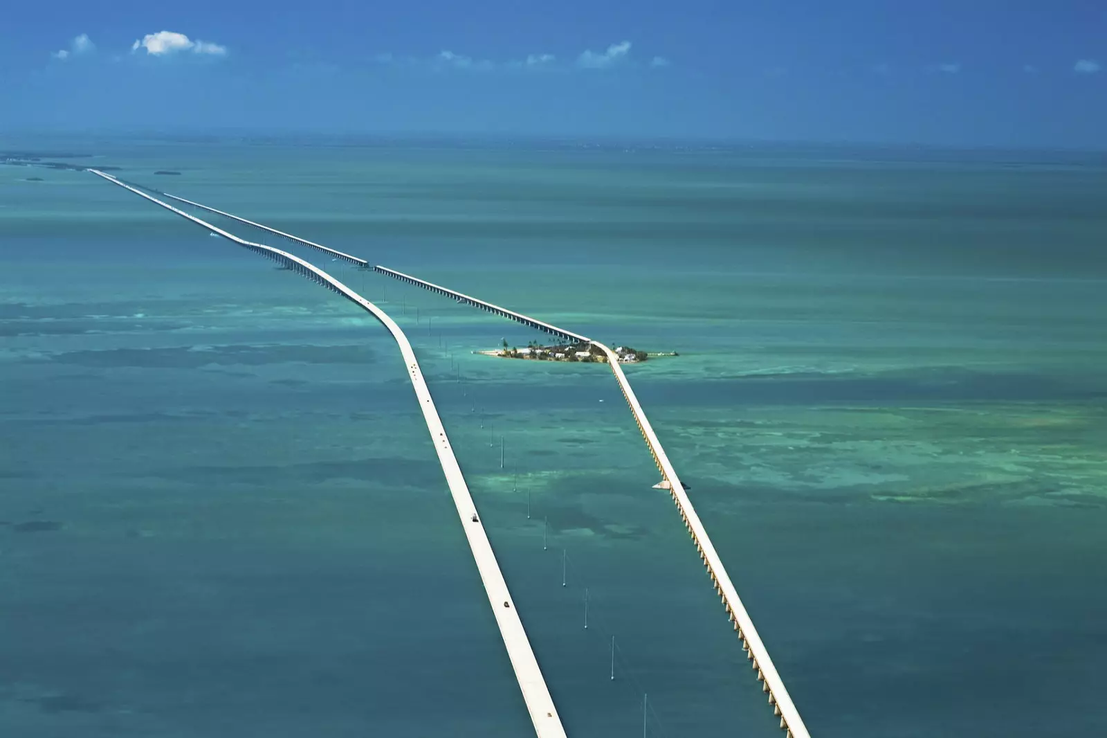 Le isole di Key West sono collegate da un'autostrada di 181 chilometri.