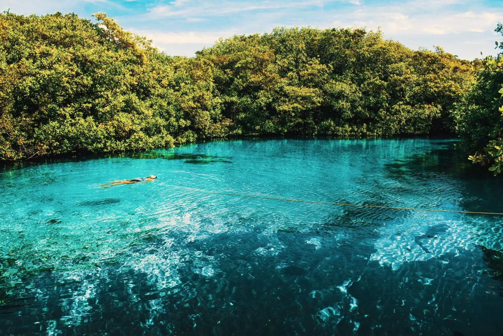 Sihirli kelime Cenote'yi telaffuz edin.