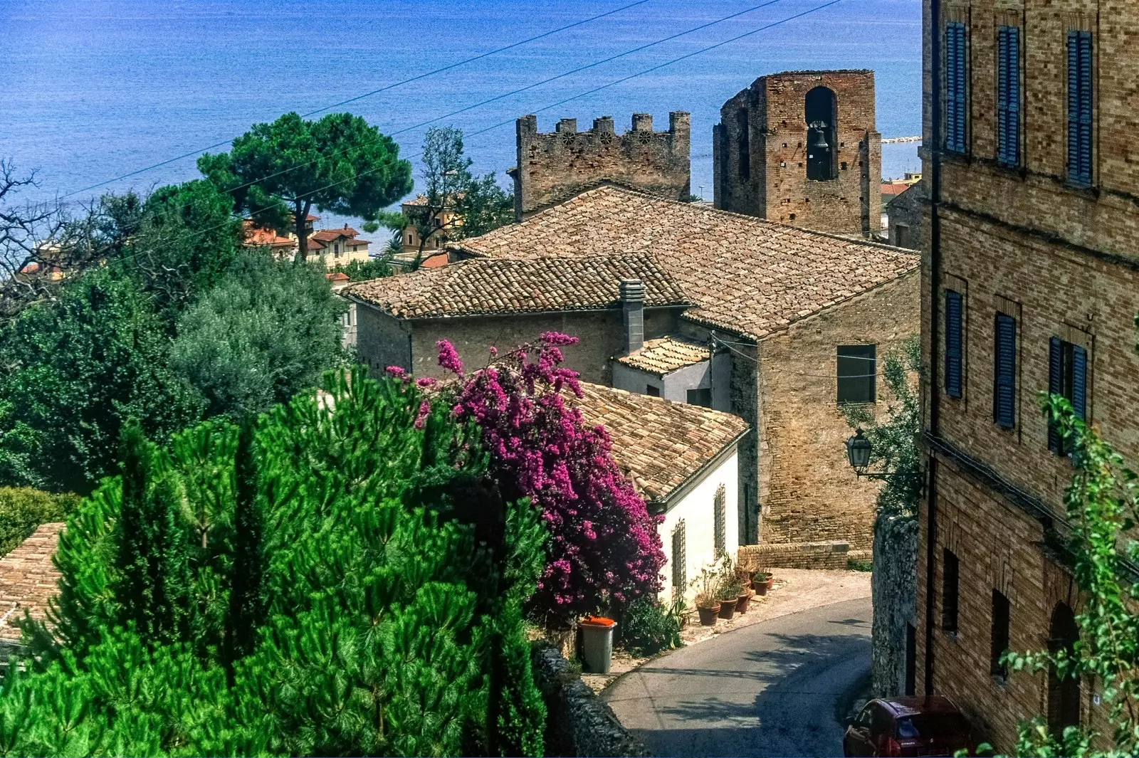 Grottammare højkystlandsby i Le Marche.