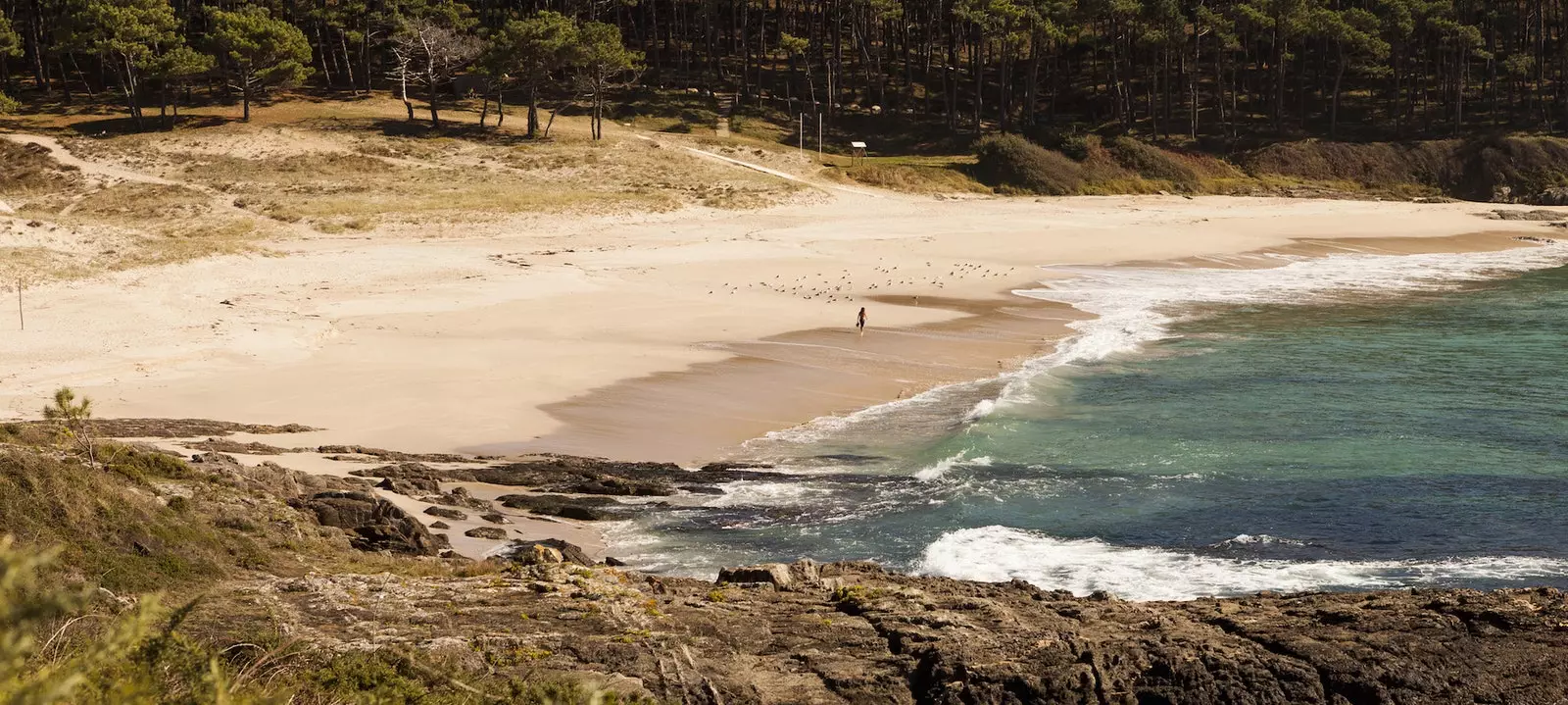 Melide strand i Cangas